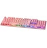 Deltaco Gaming Keyboard USB, RGB, pink, PK75