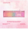 Deltaco Gaming Keyboard USB, RGB, pink, PK75