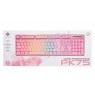 Deltaco Gaming Keyboard USB, RGB, pink, PK75