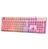 Deltaco Gaming Keyboard USB, RGB, pink, PK75