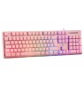 Deltaco Gaming Keyboard USB, RGB, pink, PK75