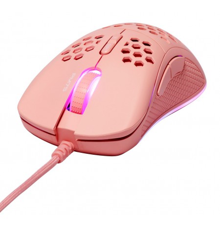 Deltaco Gaming Mouse USB, RGB, pink