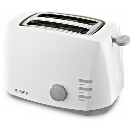 Brock BT 1002 WH Toaster 800W, White