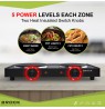 Brock EP 200 BK Two Ring Electric Hob 2500W, Black