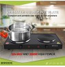 Brock EP 200 BK Two Ring Electric Hob 2500W, Black