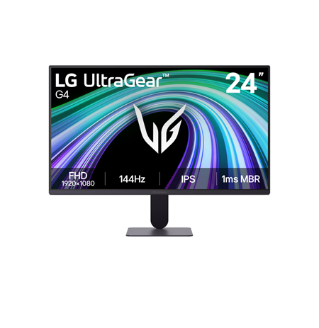 LG 24G411B-B | 24 " | IPS | FHD | 16:9 | 144 Hz | 1 ms | 1920 x 1080 pixels | 250 cd/m² | HDMI ports quantity 1
