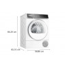Tumble dryer BOSCH WQB246CMPL