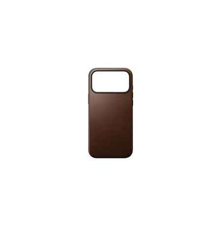 NOMAD Modern Leather Case for iPhone 17 Pro Max  compatible  with MagSafe (brown)