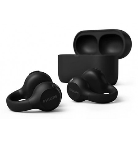 Philips 2000 series TAQ2000BK Headset True Wireless Stereo (TWS) Ear-clip-on, Open-ear Calls/Music Bluetooth Black