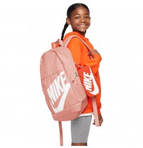 Nike Elemental Backpack peach + pencil case orange HJ4186 800