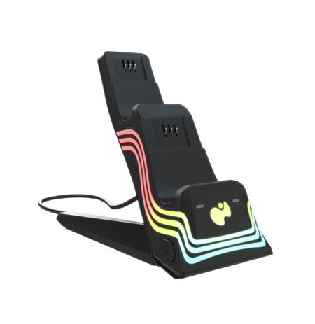 PDP Ladestation Dual Afterglow Wave black fĂĽr XBOX SeriesX