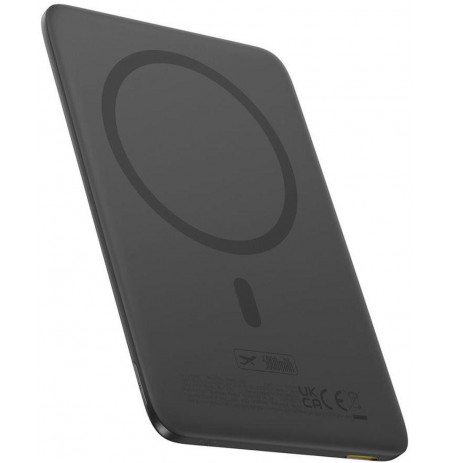 Powerbank Baseus PicoGo AM41 Ultra-Slim 5000mAh 20W PD 3.0 QC 3.0 black MagSafe + USB-C cable