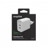 Mophie ROC GaN - wall charger, 2x USB-C, 45W (white)