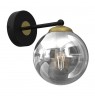 WALL LIGHT BURSA E14 BLACK/GOLD