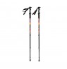 Trekking poles CMP Bern Trekking Poles black/orange 3B36297 C905