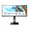 AOC | Curved Monitor | CU34P2A | 34 " | VA | 21:9 | 100 Hz | 1 ms | 3440 × 1440 | 300 cd