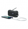 Muse | Portable Solar Radio with Crank and Flashlight | MH-08 MB | AUX in | Bluetooth | FM radio