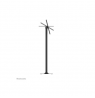 Neomounts Floor stand | Tilt, Rotate | FL15-627BL1 | Maximum weight (capacity) 3 kg | Black