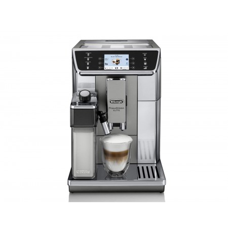 Coffee machine espresso DeLonghi PrimaDonna Elite ECAM 650.55.MS (1450W, silver color)