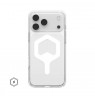 Urban Armor Gear Plyo mobile phone case 17.5 cm (6.9") Cover Transparent, White
