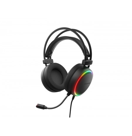 GENESIS NEON 614 RGB USB GAMING HEADSET WITH MICROPHONE LIGHTING BLACK