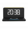 Terratec ChargeAir Digital alarm clock Black, Yellow