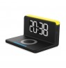 Terratec ChargeAir Digital alarm clock Black, Yellow