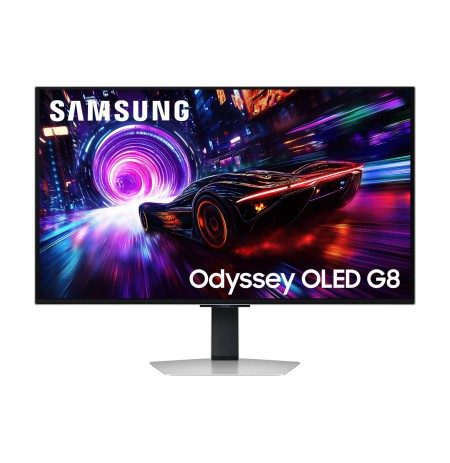 Samsung G81SF computer monitor 81.3 cm (32") 3840 x 2160 pixels 4K Ultra HD OLED Silver