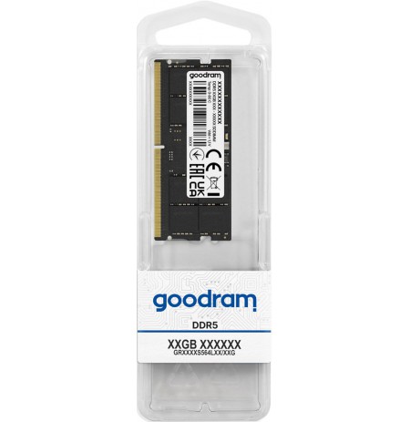 Goodram GR5600S564L46S/8G memory module 8 GB 1 x 8 GB DDR5 262-pin SO-DIMM