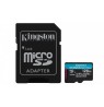 KINGSTON 128GB UHS-I microSD Memory Card with SD Adapter (Class 10, U3, V30)