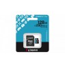 KINGSTON 128GB UHS-I microSD Memory Card with SD Adapter (Class 10, U3, V30)