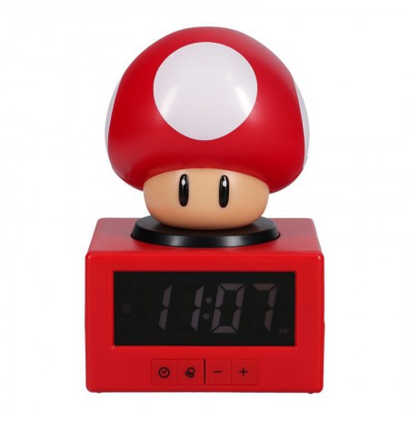 Paladone Super Mario Super Mushroom Icon Alarm Clock