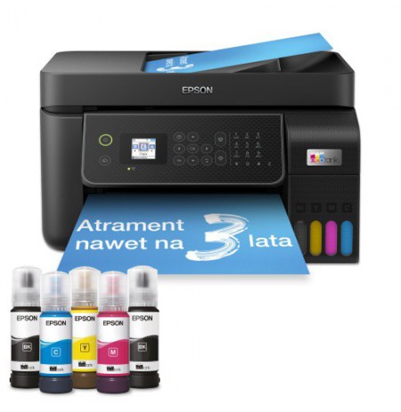 Epson EcoTank L5310 Spausdintuvas rašalinis spalvotas MFP A4 33 ppm USB Wi-Fi Ethernet LAN