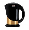 Zelmer ZCK7630 Crystal Gold 1.7-litre 2200W electric kettle, black and gold