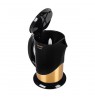 Zelmer ZCK7630 Crystal Gold 1.7-litre 2200W electric kettle, black and gold