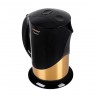 Zelmer ZCK7630 Crystal Gold 1.7-litre 2200W electric kettle, black and gold