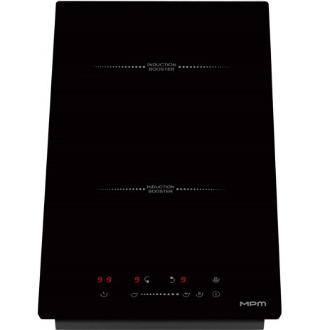 MPM MPM-30-IM-18 hob Black Built-in 29 cm Zone induction hob 2 zone(s)