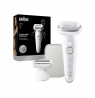 Braun Silk-épil 9 SES9-030 | Epilator | Operating time (max) 50 min | Number of power levels 2 | Wet & Dry | White