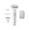 Braun Silk-épil 9 SES9-030 | Epilator | Operating time (max) 50 min | Number of power levels 2 | Wet & Dry | White
