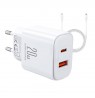 Charger Joyroom JR-TCF05 Flash, 20W + C to L Cable 1m (White)
