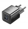 Vention Wall charger FEQB0-EU, USB-C, USB- A, 30W/30W, GaN (black)
