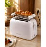 Brock BT 1008 WH Toaster 650-750W, White