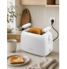 Brock BT 1008 WH Toaster 650-750W, White