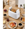 Brock BT 1008 WH Toaster 650-750W, White