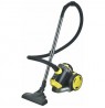 Brock BVC 8056 YT Cyclone Bagless Vacuum Cleaner 800W, Black/Yellow