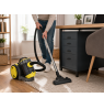 Brock BVC 8056 YT Cyclone Bagless Vacuum Cleaner 800W, Black/Yellow
