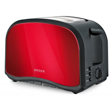 Brock BT 1002 RD Toaster 800W, Red