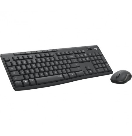 Logitech MK295 Silent Wireless Combo Belaidė klaviatūra, US Int, Graphite (SPEC)