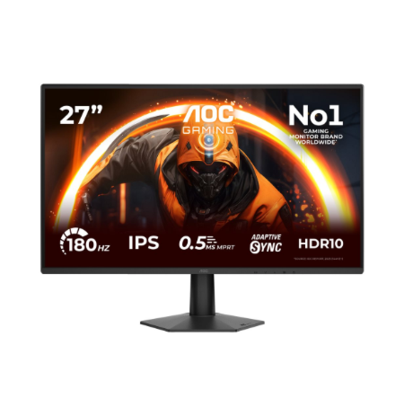 AOC 27G50F | 27 " | IPS | FHD | 16:9 | 144 Hz | 0.5 ms | 1920 x 1080 pixels | 300 cd/m² | HDMI ports quantity 1 | Black