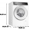 Bosch Serie 8 WGB256A9NL washing machine Front-load 10 kg 1600 RPM White